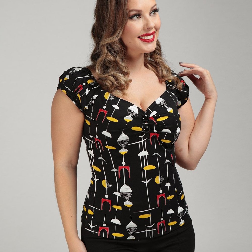 Collectif Mainline Dolores 50s Atomic Top